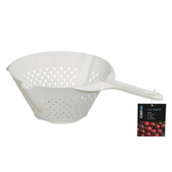 Chef Aid Plastic Colander with long Handle Chef Aid Plastic Colander with long Handle